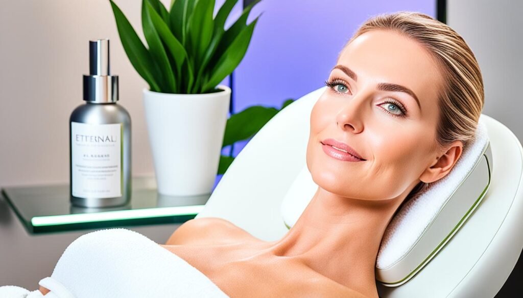 cuidado facial de lujo