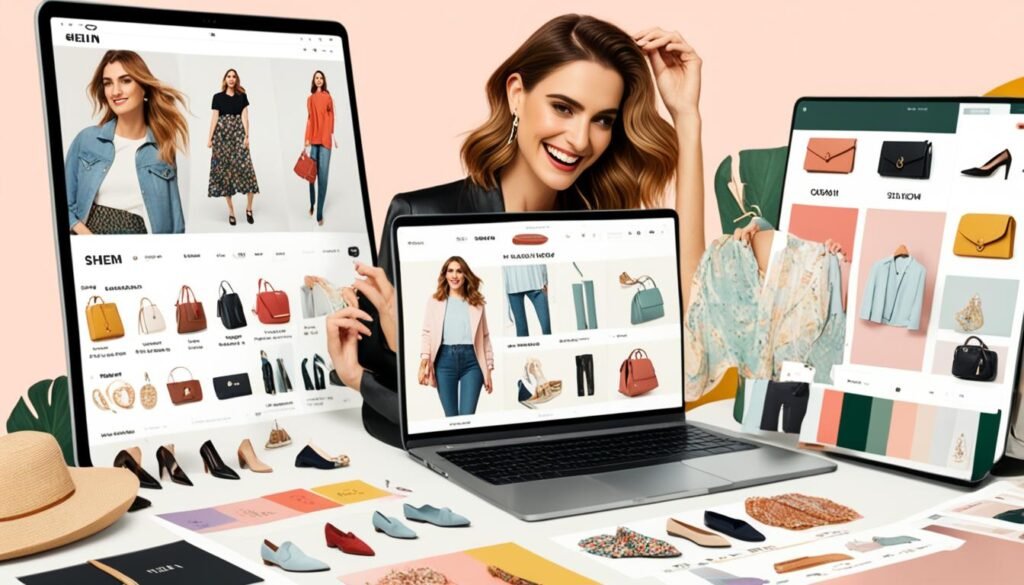 navegación en Shein navegación en Shein