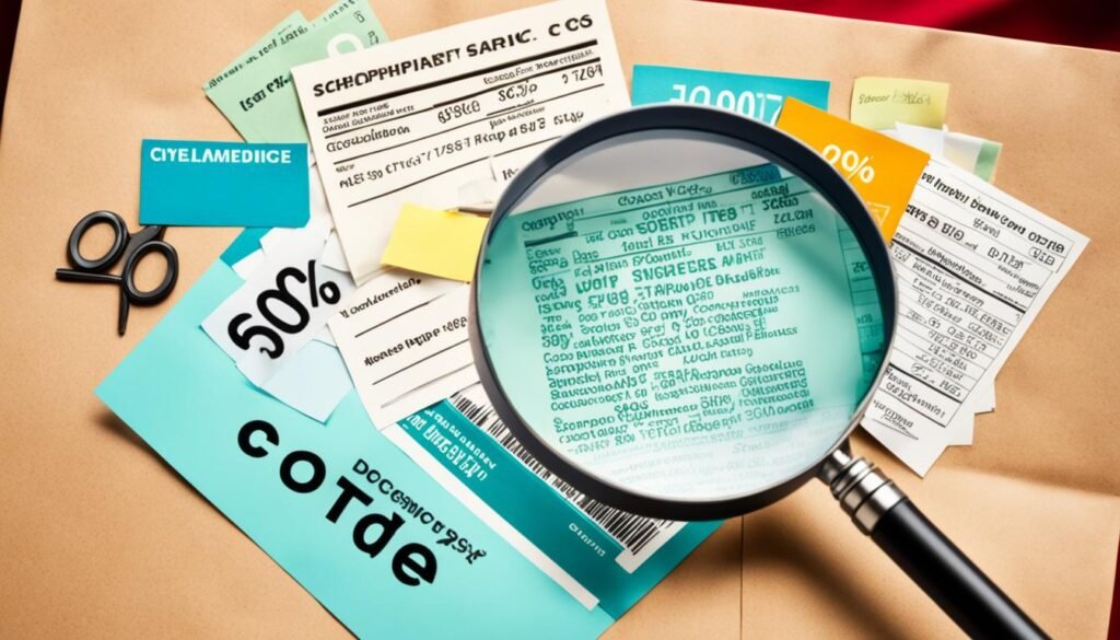 búsqueda de código de descuento