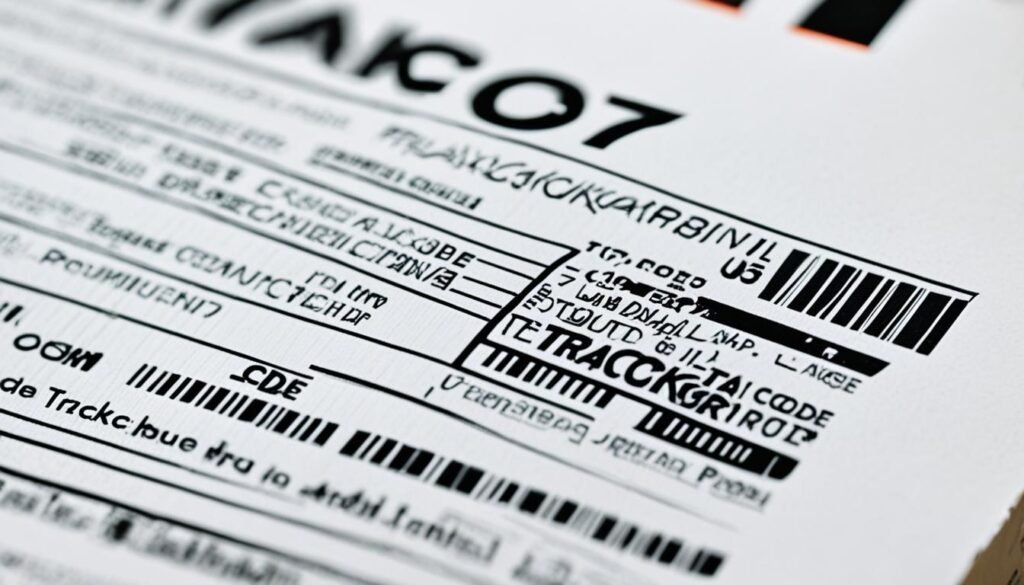 código de seguimiento