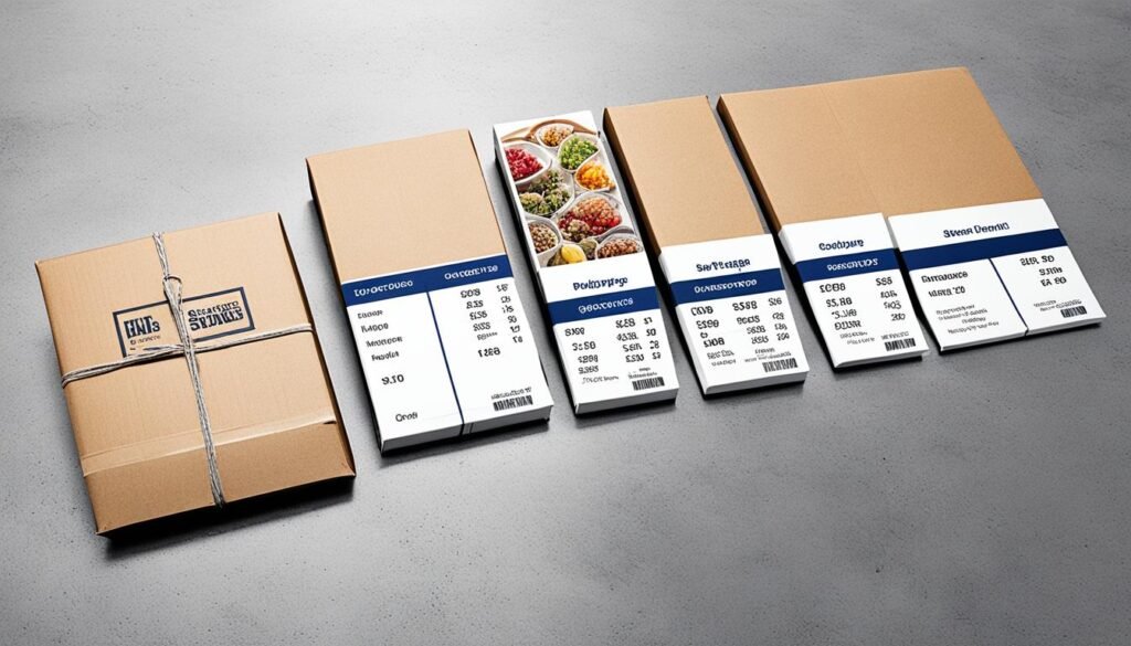 dimensiones del envío dimensiones del envío