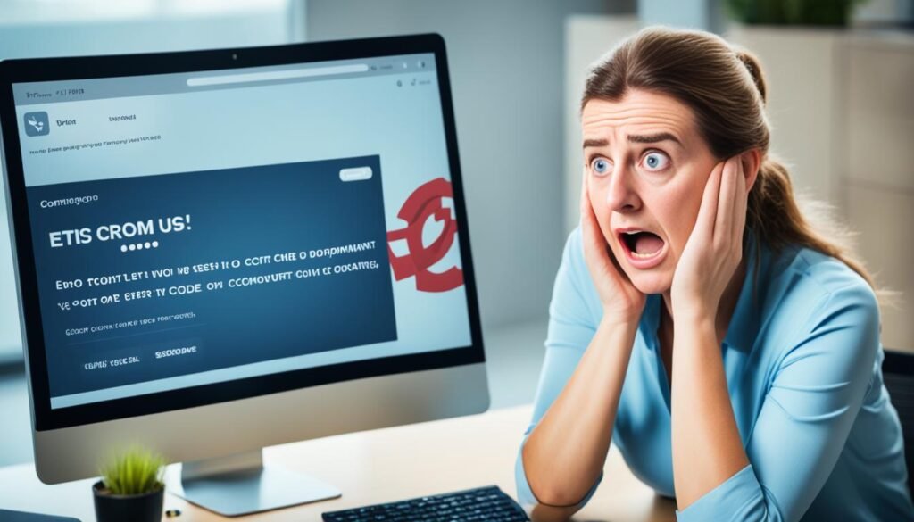 error al ingresar código de promoción